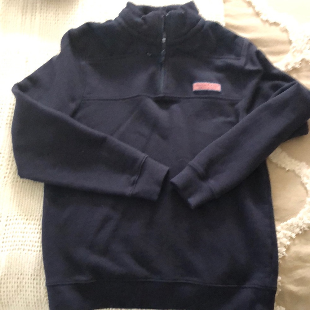 Vineyard Vines navy quarter zip L